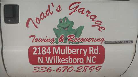 Toad's Garage 24 Hour Wrecker Service Toad's Garage 24 Hour Wrecker Service
